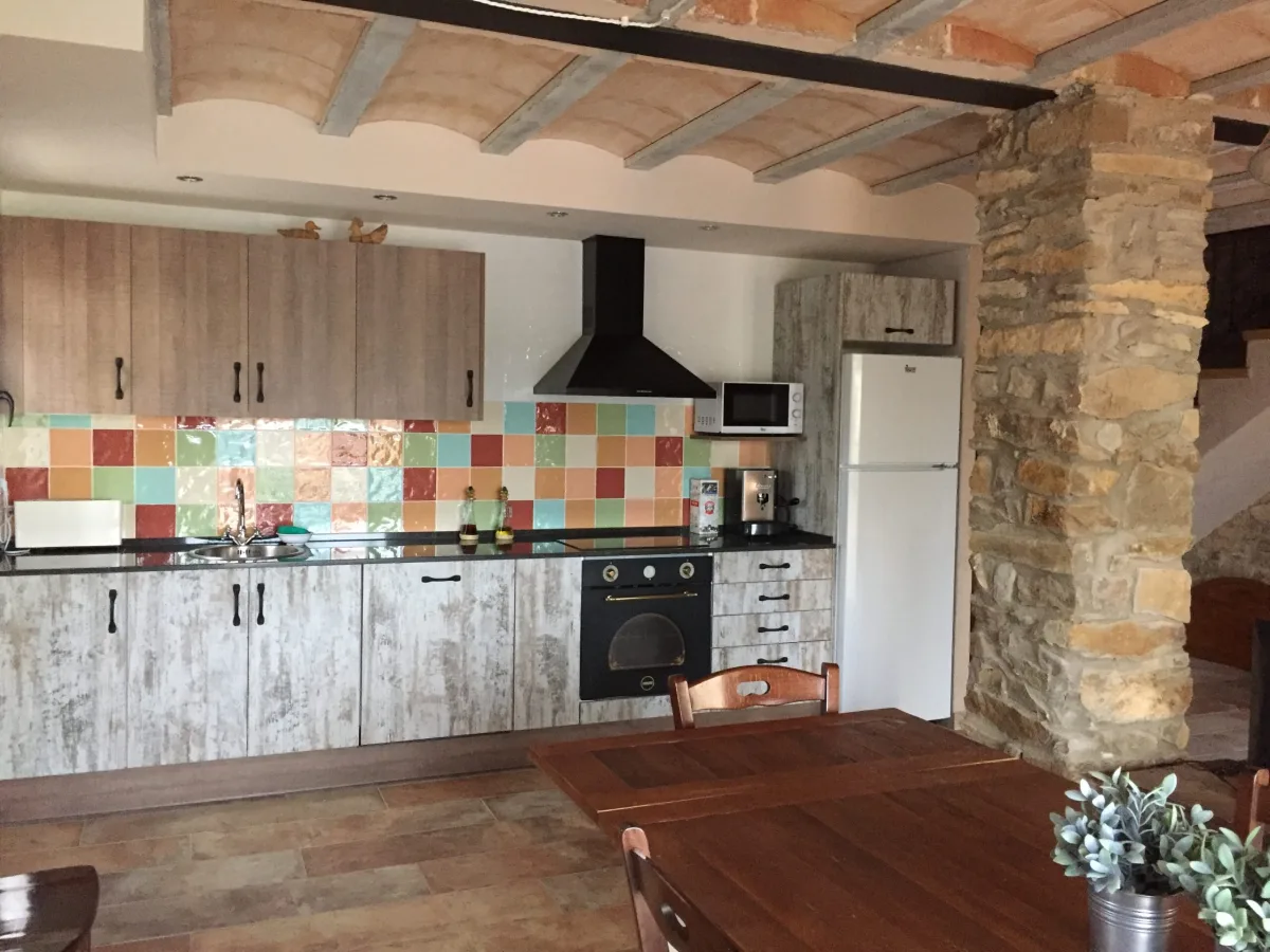 Cocina y salón de Cal Nenot