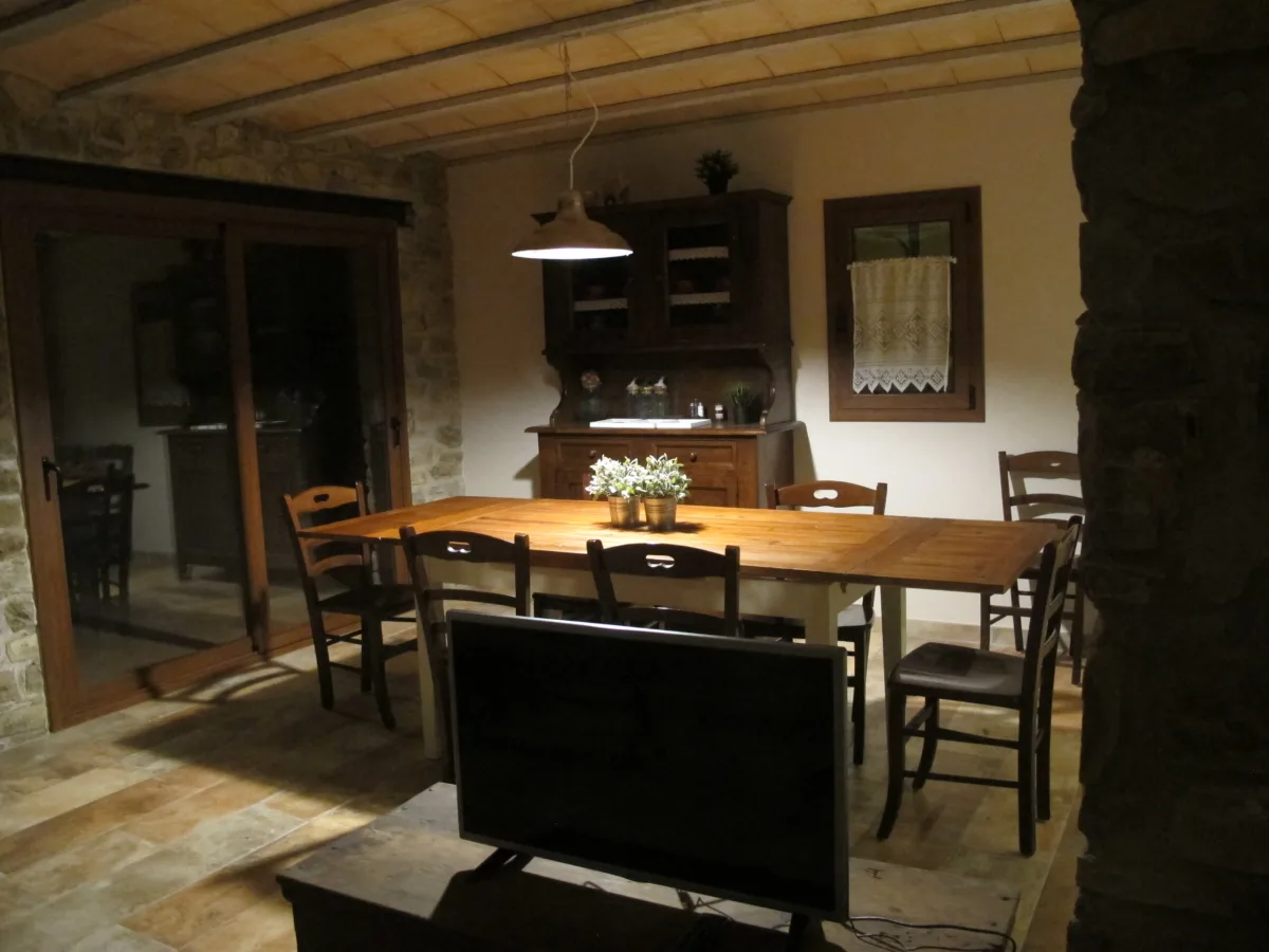 Cocina y salón de Cal Nenot